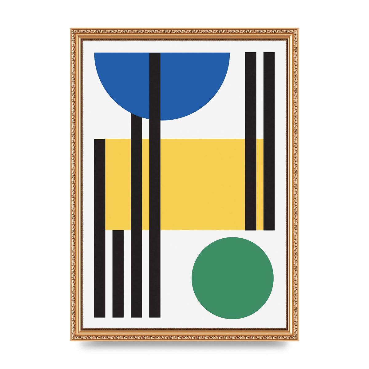 Abstract Shape Two Art For The Home - A3 framed