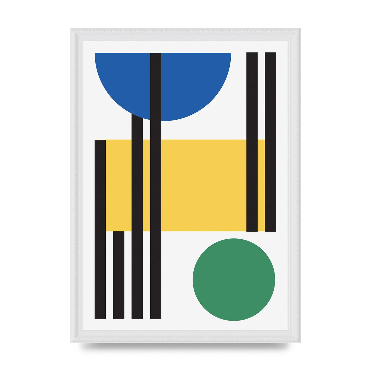 Abstract Shape Two Art For The Home - A3 framed