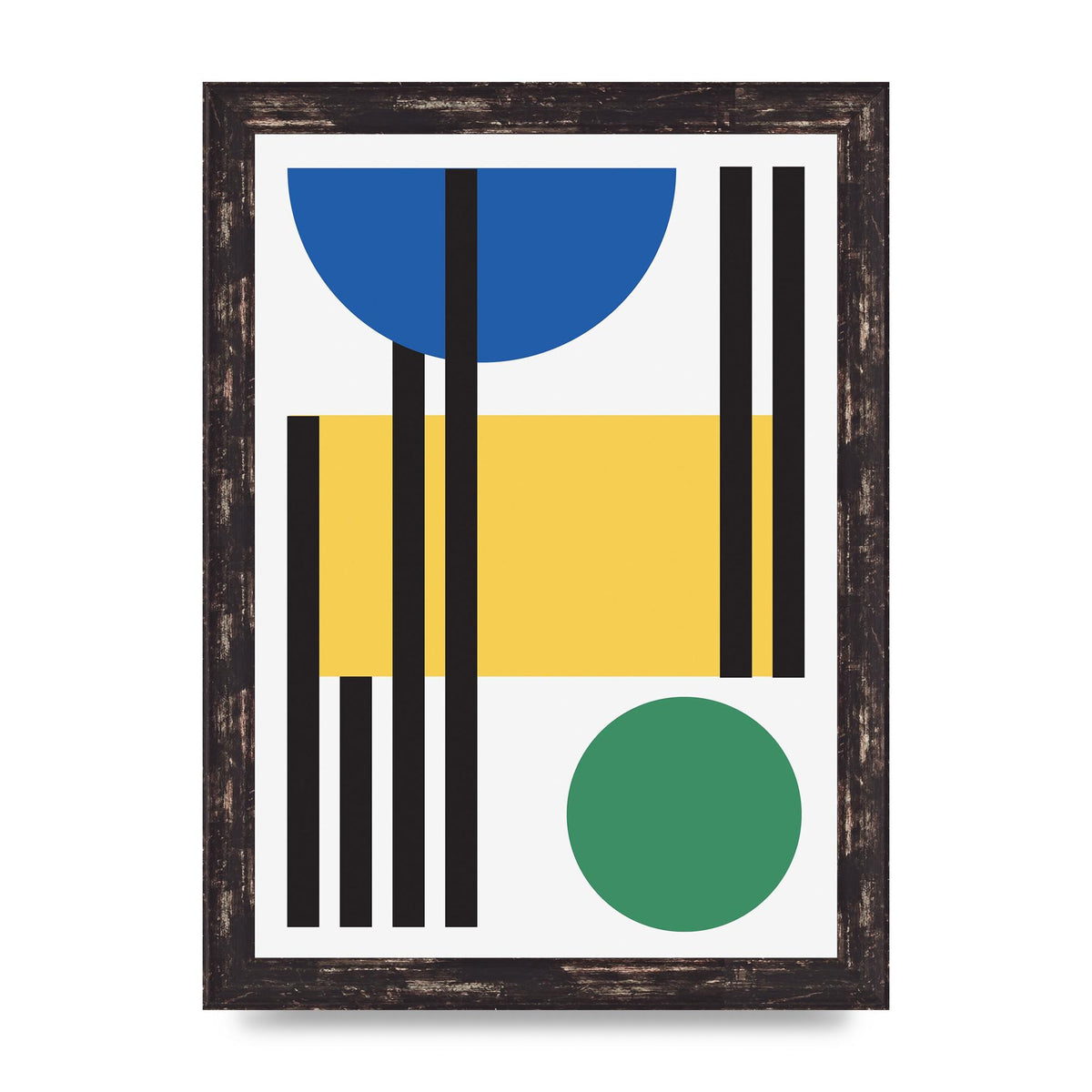 Abstract Shape Two Art For The Home - A4 framed