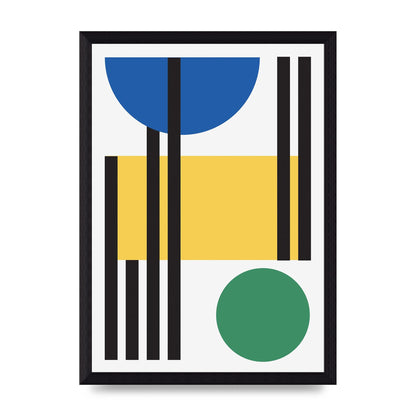 Abstract Shape Two Art For The Home - A4 framed