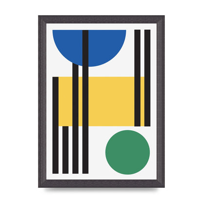 Abstract Shape Two Art For The Home - A4 framed