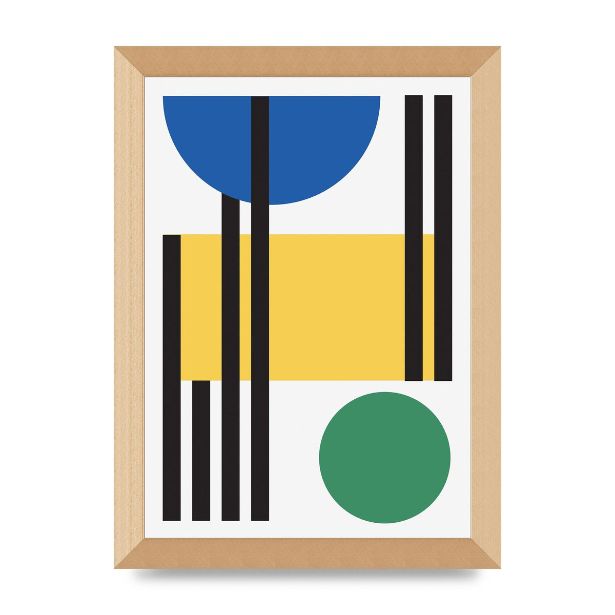 Abstract Shape Two Art For The Home - A4 framed