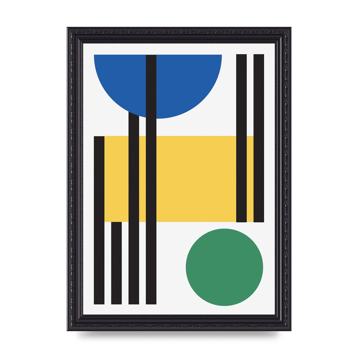 Abstract Shape Two Art For The Home - A4 framed