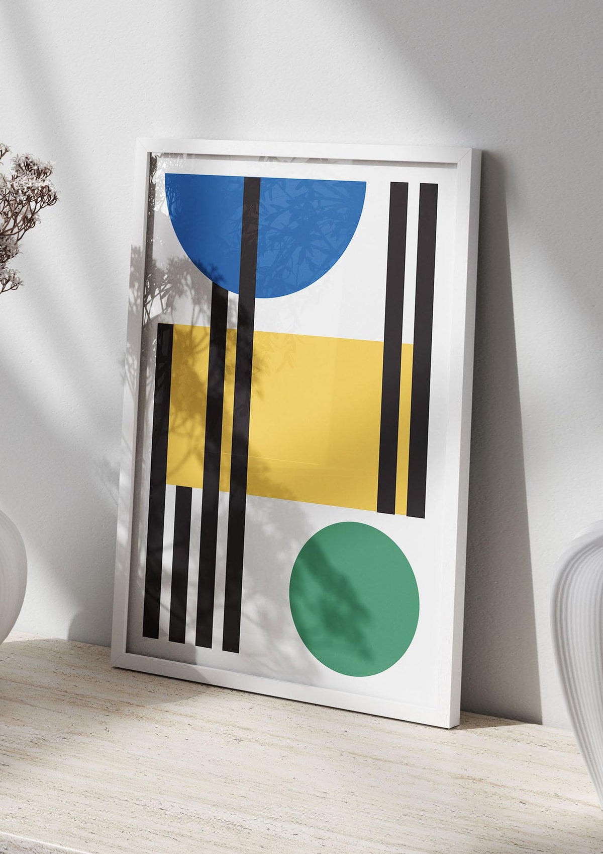 Abstract Shape Two Art For The Home - living room 2