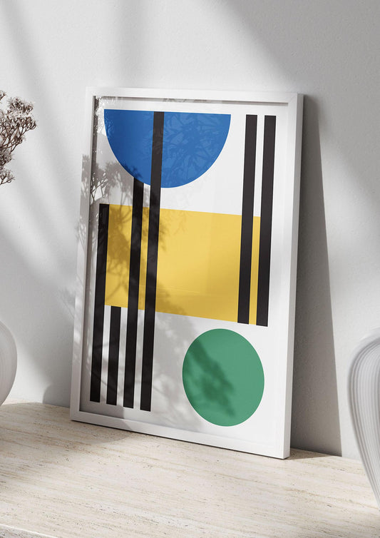 Abstract Shape Two Art For The Home - living room 2