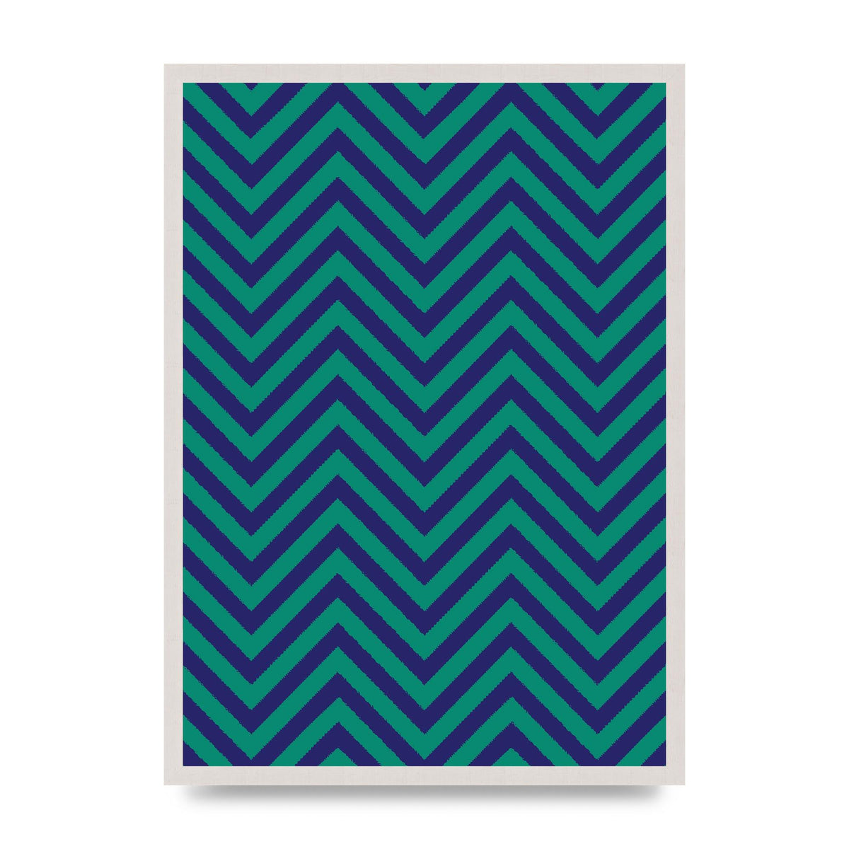 Zig Zag Ripple Art For The Home - A2 framed