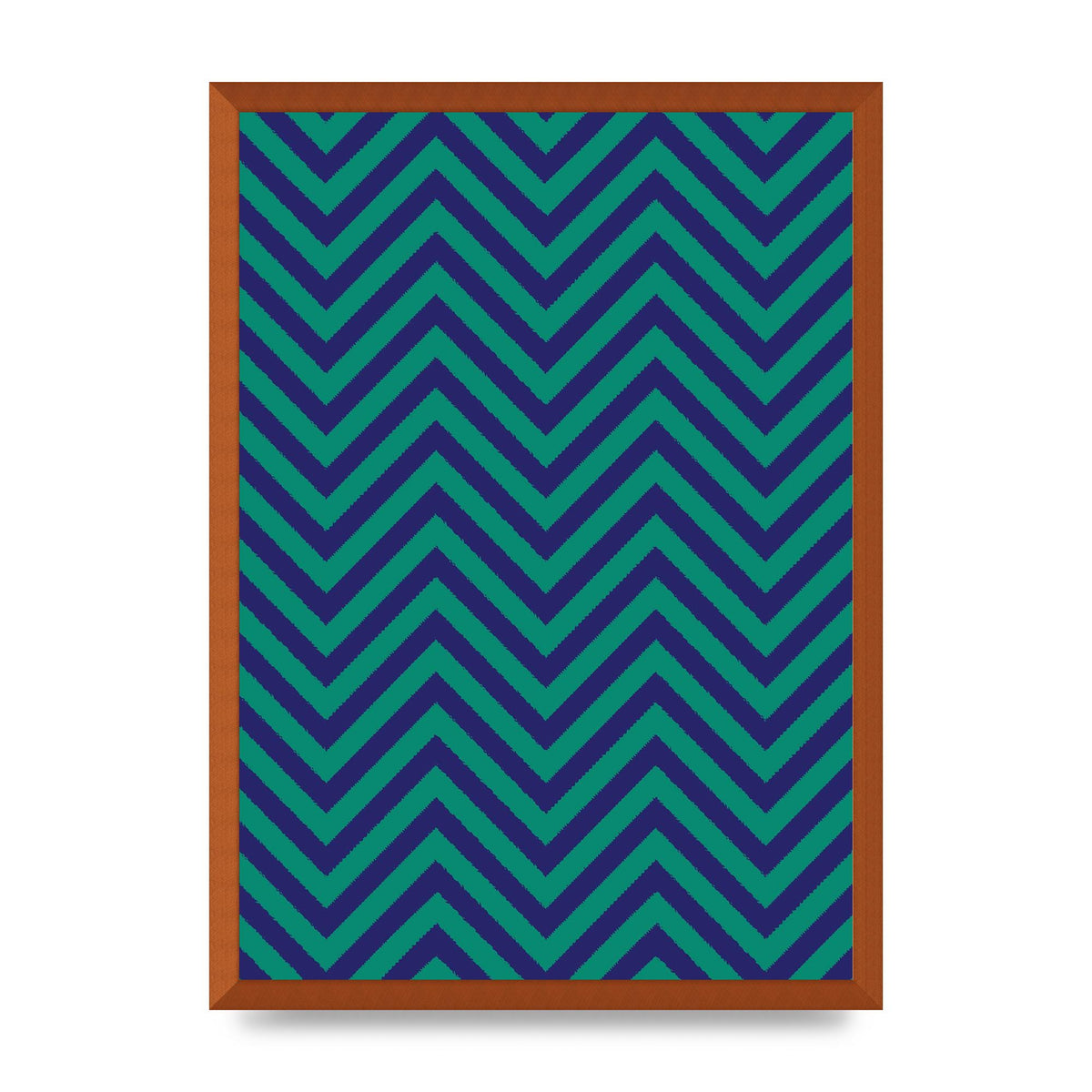 Zig Zag Ripple Art For The Home - A2 framed