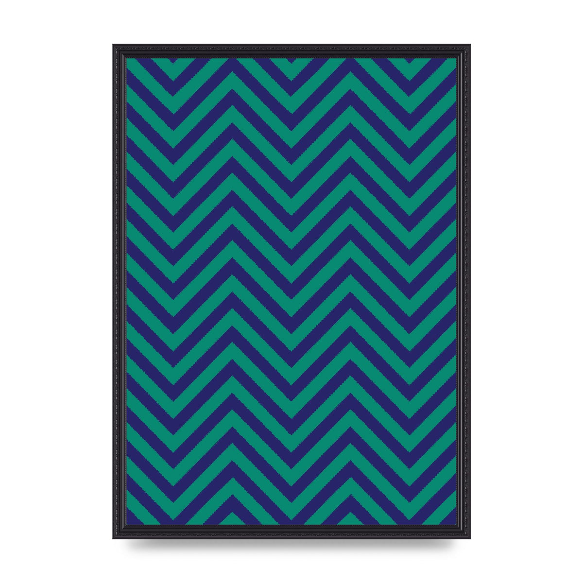 Zig Zag Ripple Art For The Home - A2 framed