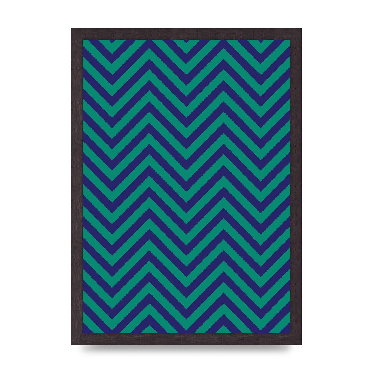 Zig Zag Ripple Art For The Home - A3 framed