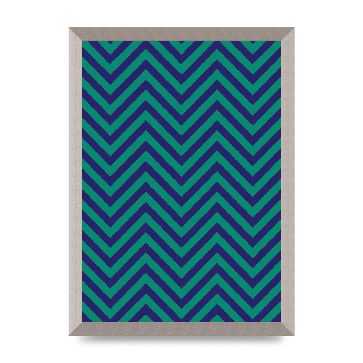 Zig Zag Ripple Art For The Home - A3 framed