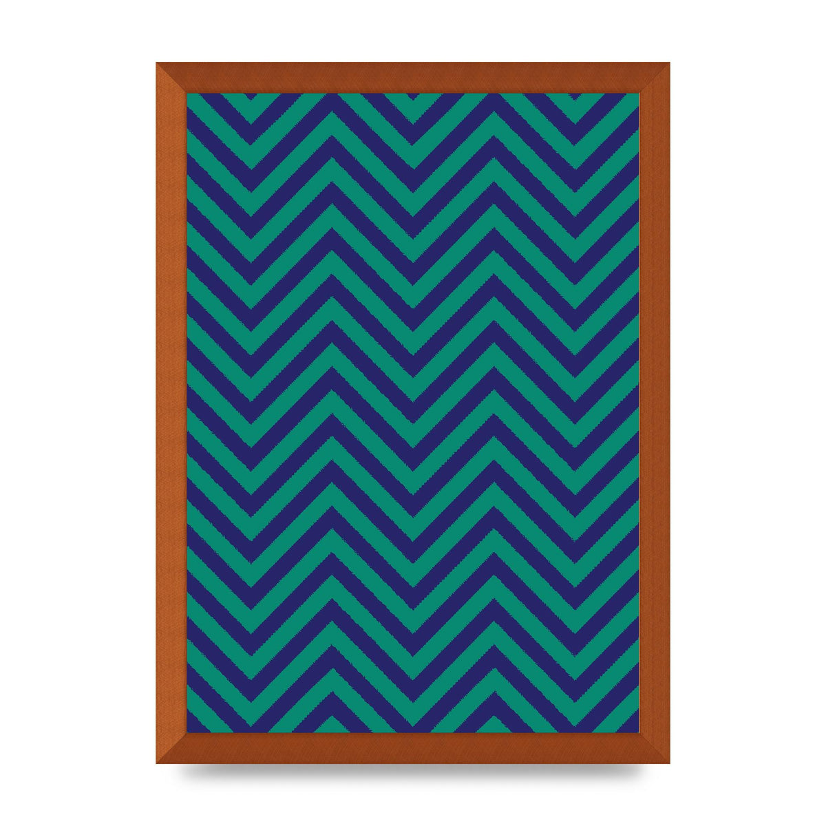 Zig Zag Ripple Art For The Home - A3 framed