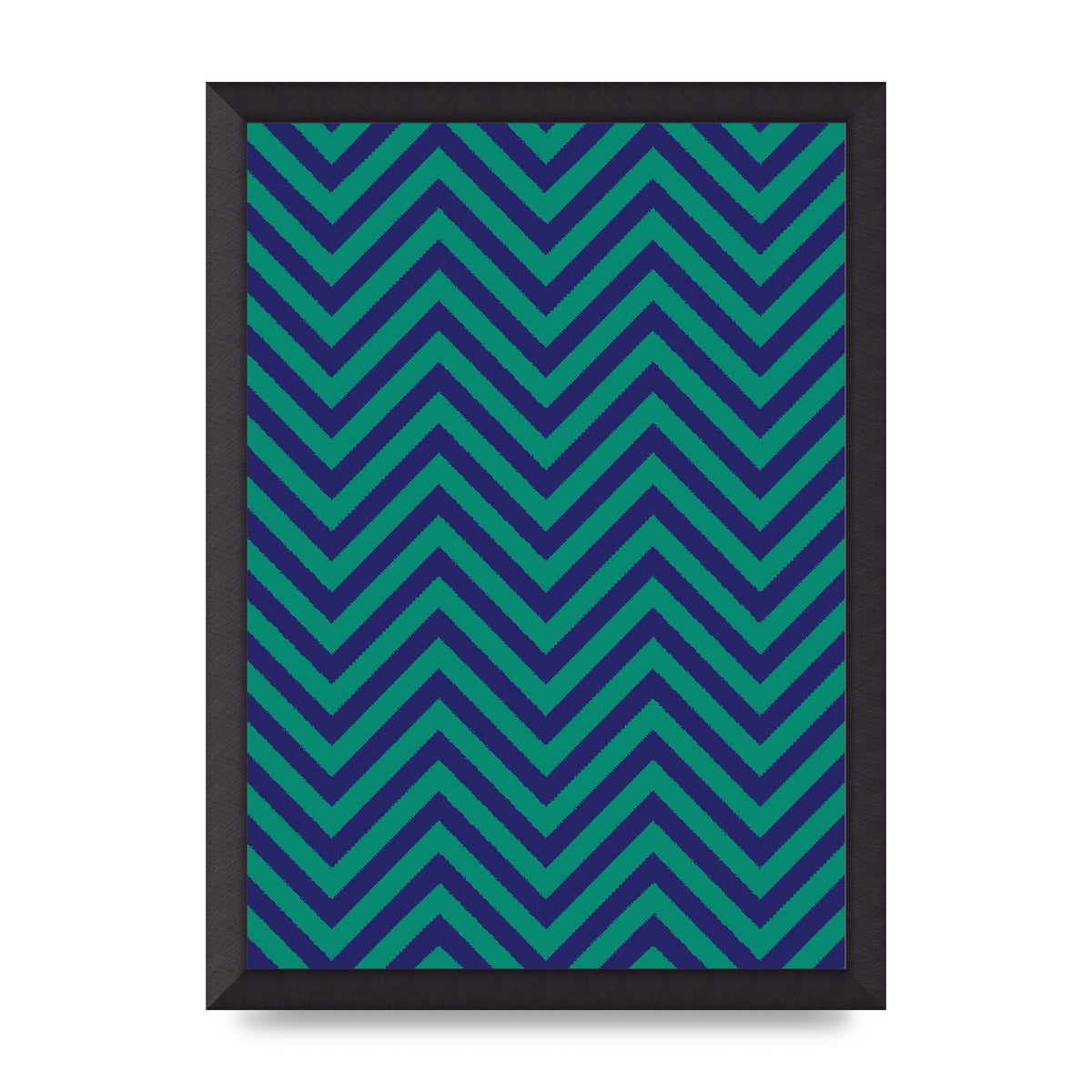 Zig Zag Ripple Art For The Home - A3 framed