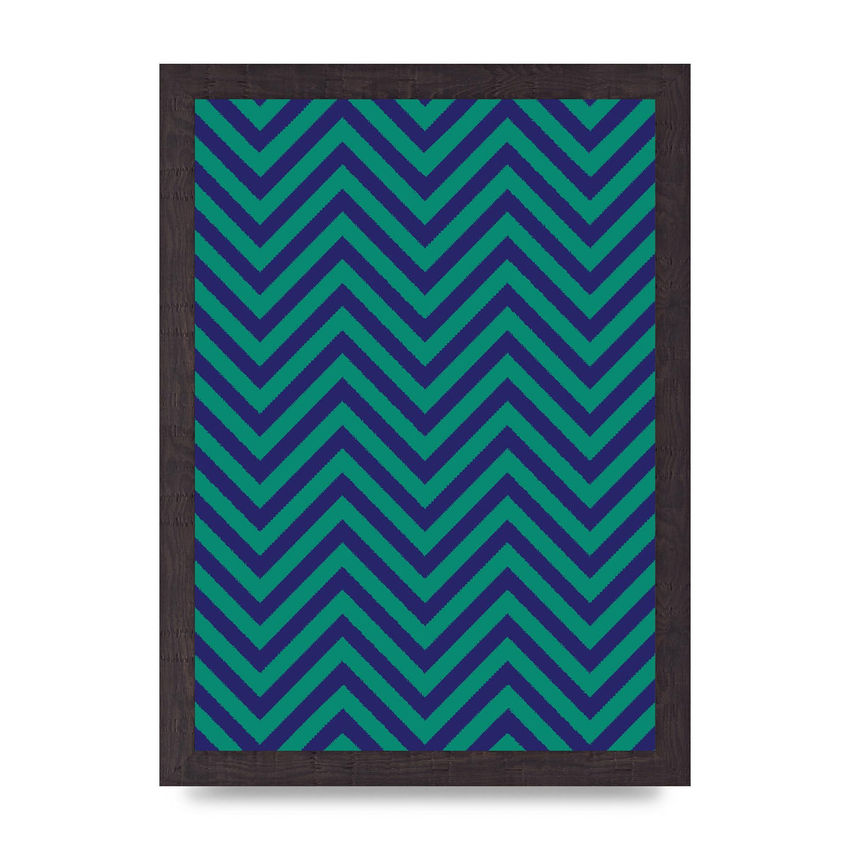 Zig Zag Ripple Art For The Home - A4 framed