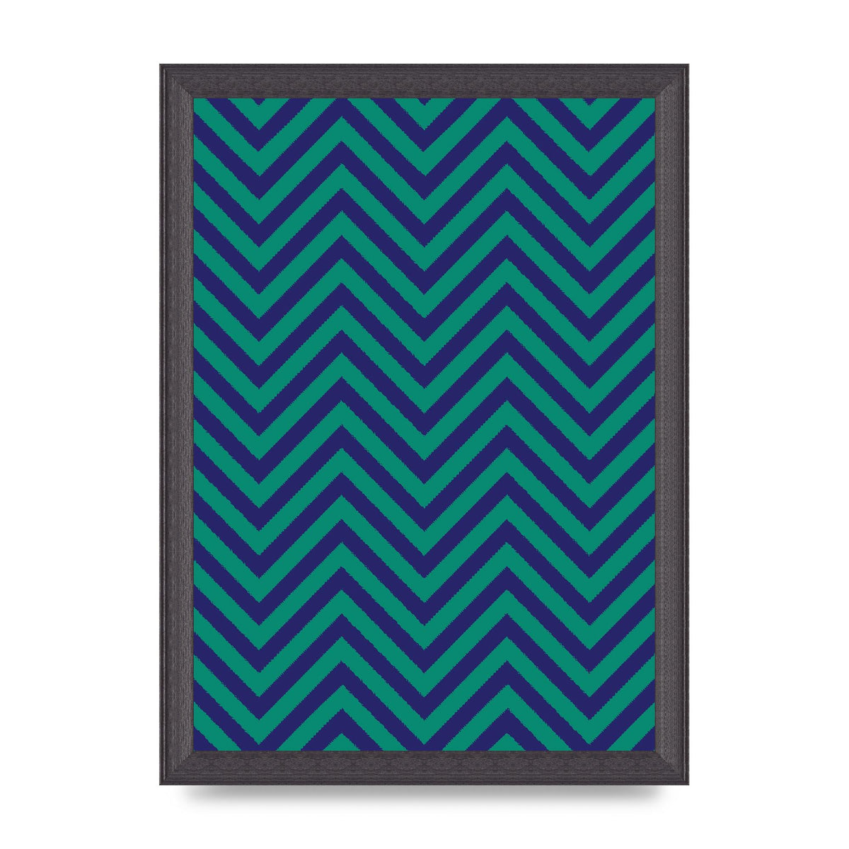 Zig Zag Ripple Art For The Home - A4 framed
