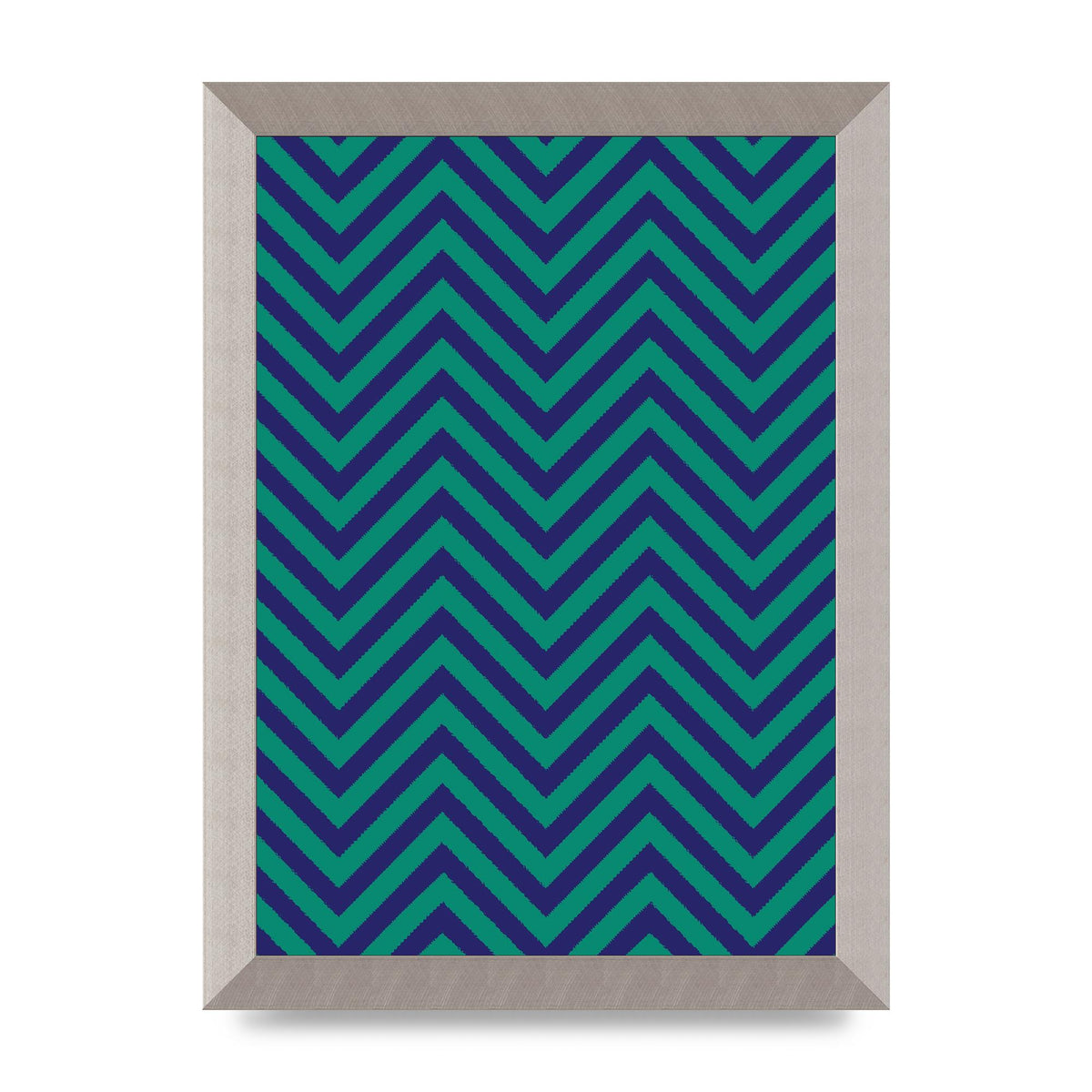 Zig Zag Ripple Art For The Home - A4 framed