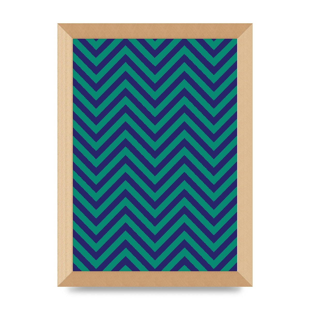 Zig Zag Ripple Art For The Home - A4 framed