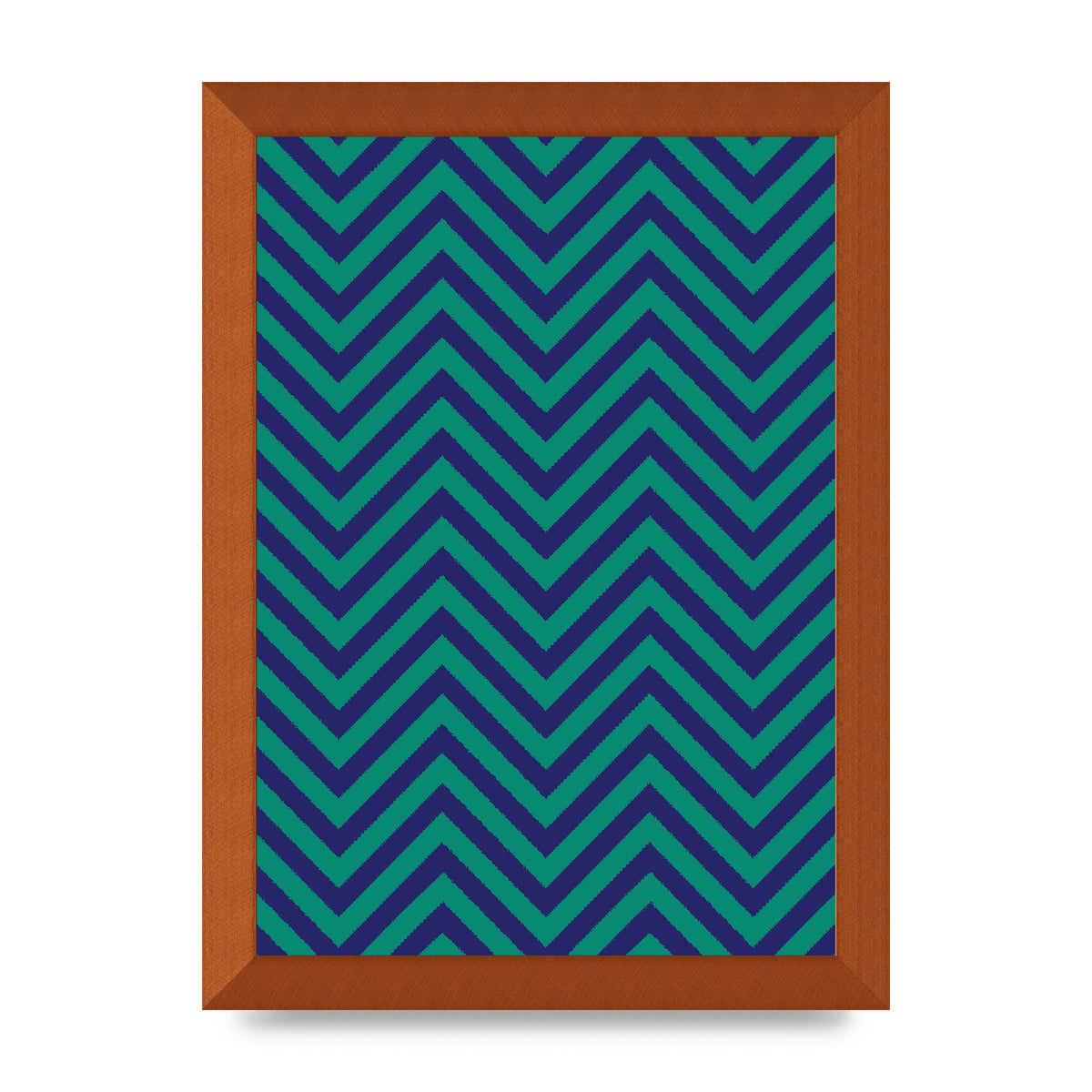 Zig Zag Ripple Art For The Home - A4 framed