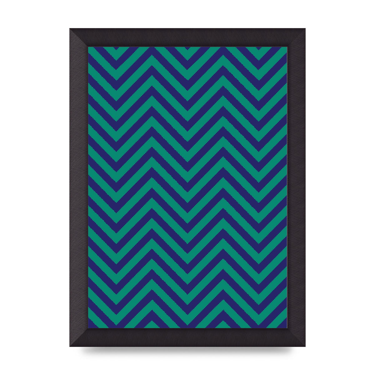 Zig Zag Ripple Art For The Home - A4 framed