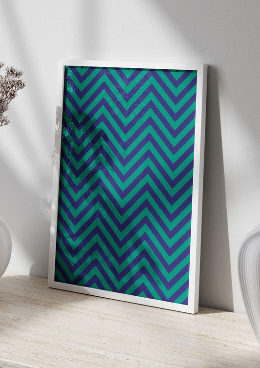 Zig Zag Ripple Art For The Home - living room 2