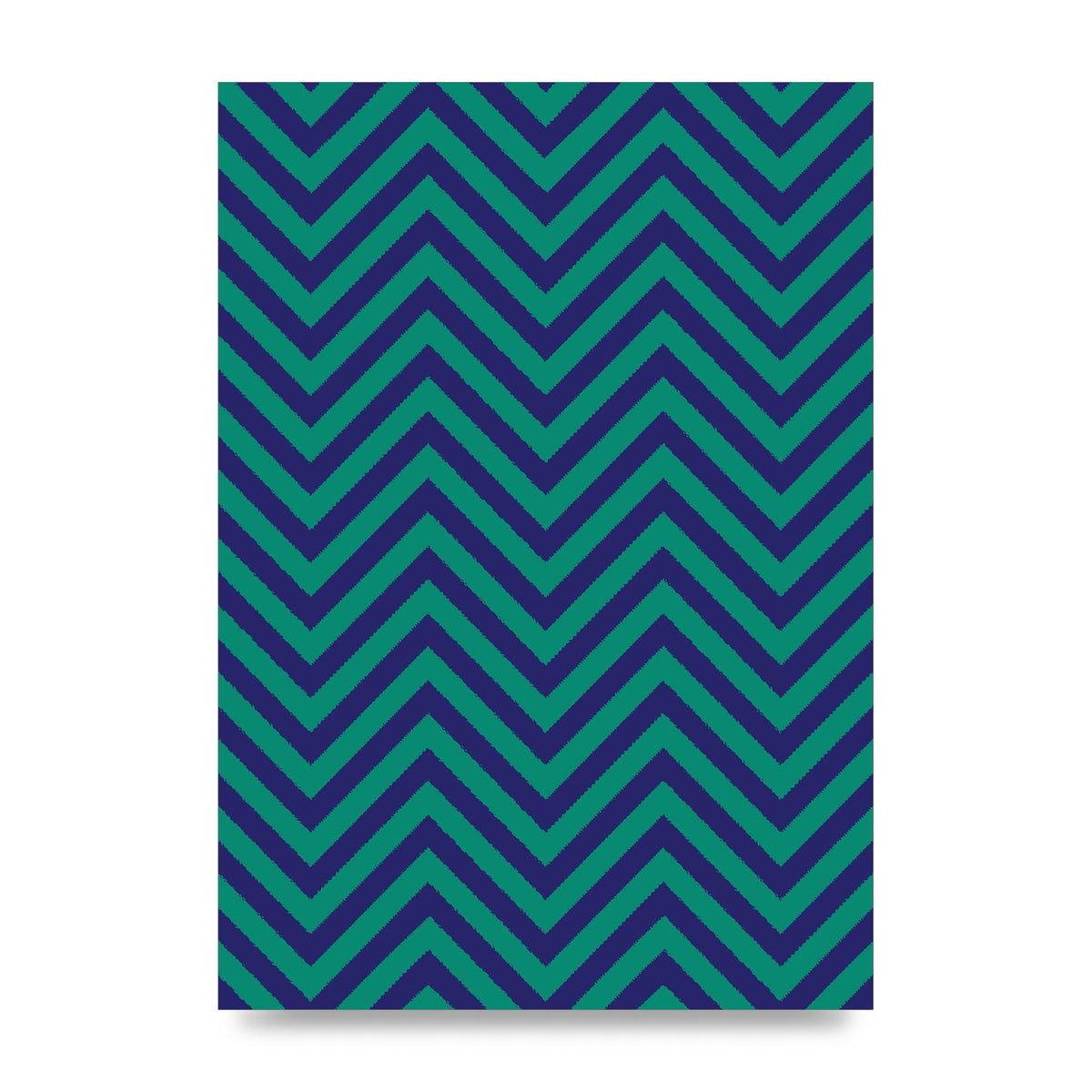 Zig Zag Ripple Art For The Home - unframed print