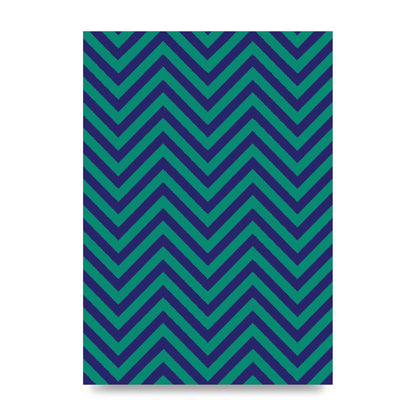 Zig Zag Ripple Art For The Home - unframed print