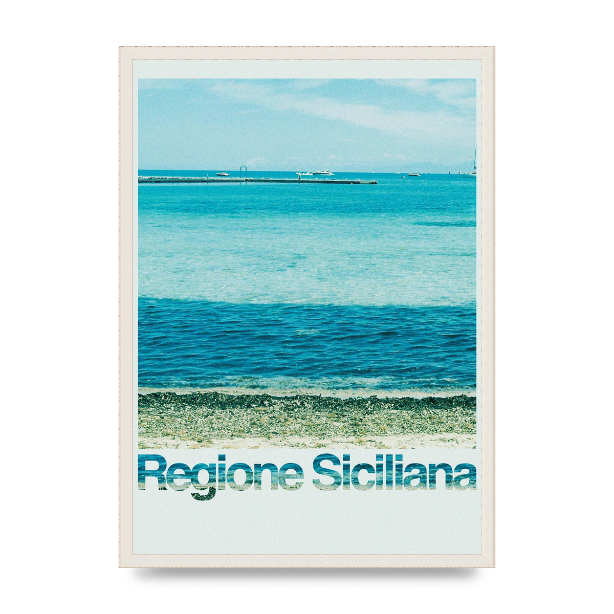 Regione Sicilia 35Mm Printed Poster - A2 framed