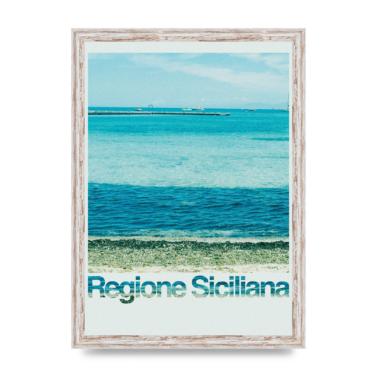 Regione Sicilia 35Mm Printed Poster - A3 framed