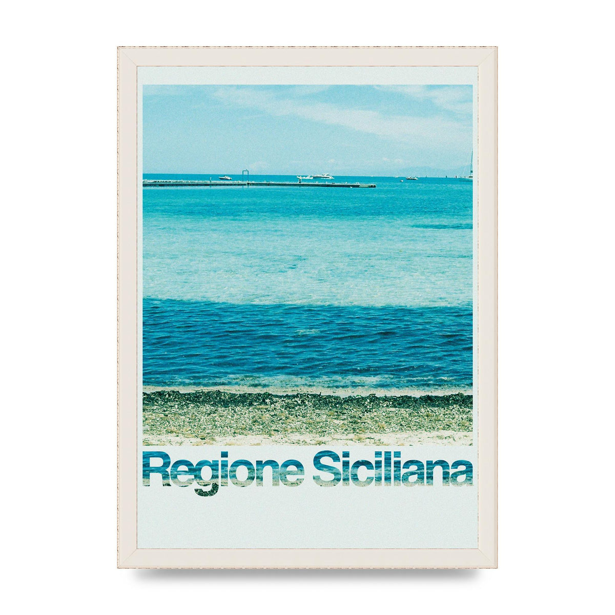 Regione Sicilia 35Mm Printed Poster - A3 framed