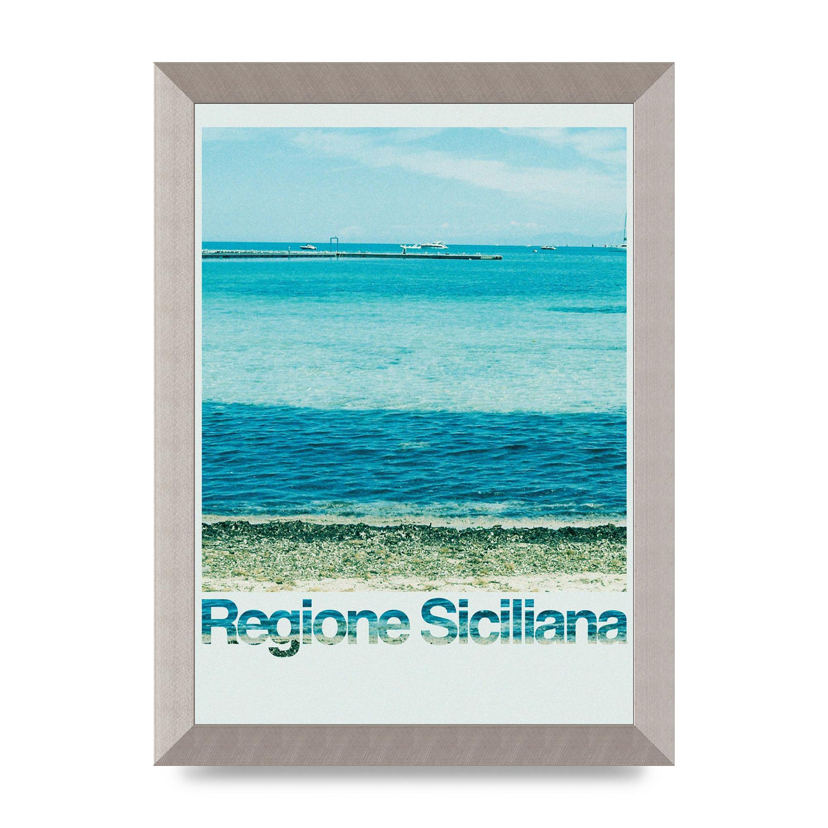 Regione Sicilia 35Mm Printed Poster - A4 framed