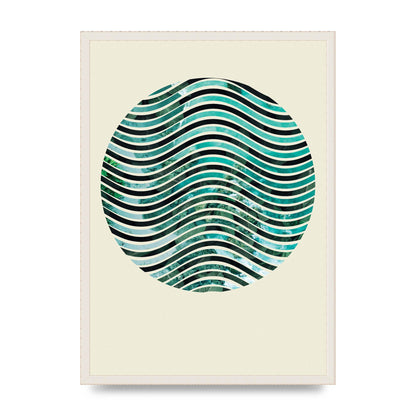 Nature Waves Wall Art - A2 framed