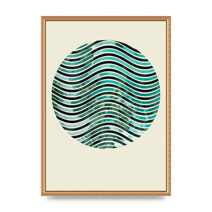 Nature Waves Wall Art - A2 framed
