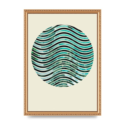 Nature Waves Wall Art - A3 framed