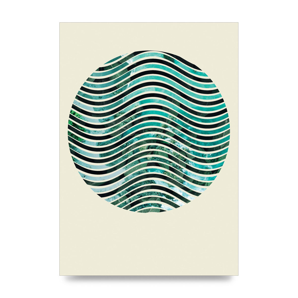 Nature Waves Wall Art - unframed print