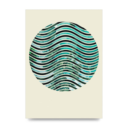 Nature Waves Wall Art - unframed print