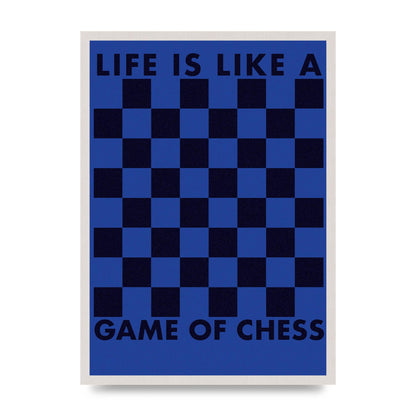 Game Of Chess" Wall Art - A2 framed