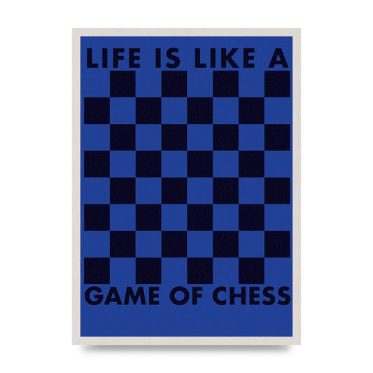 Game Of Chess" Wall Art - A2 framed