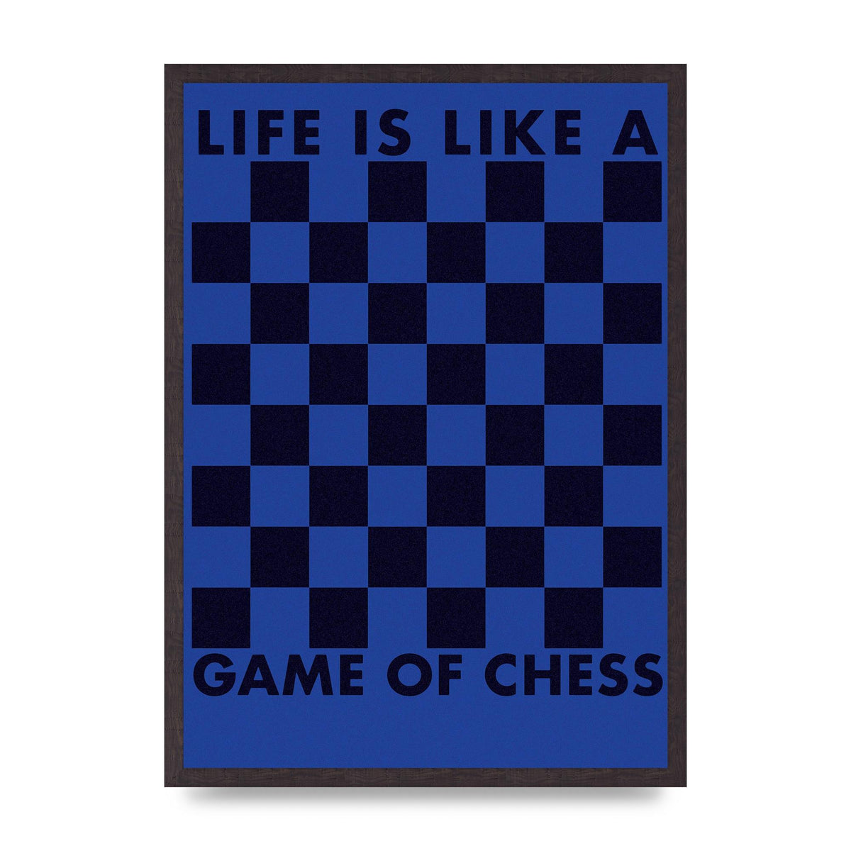 Game Of Chess" Wall Art - A2 framed