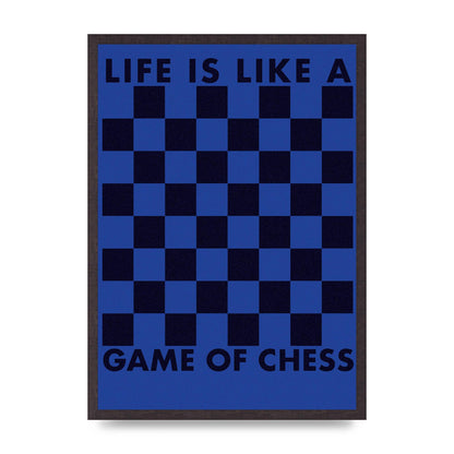 Game Of Chess" Wall Art - A2 framed