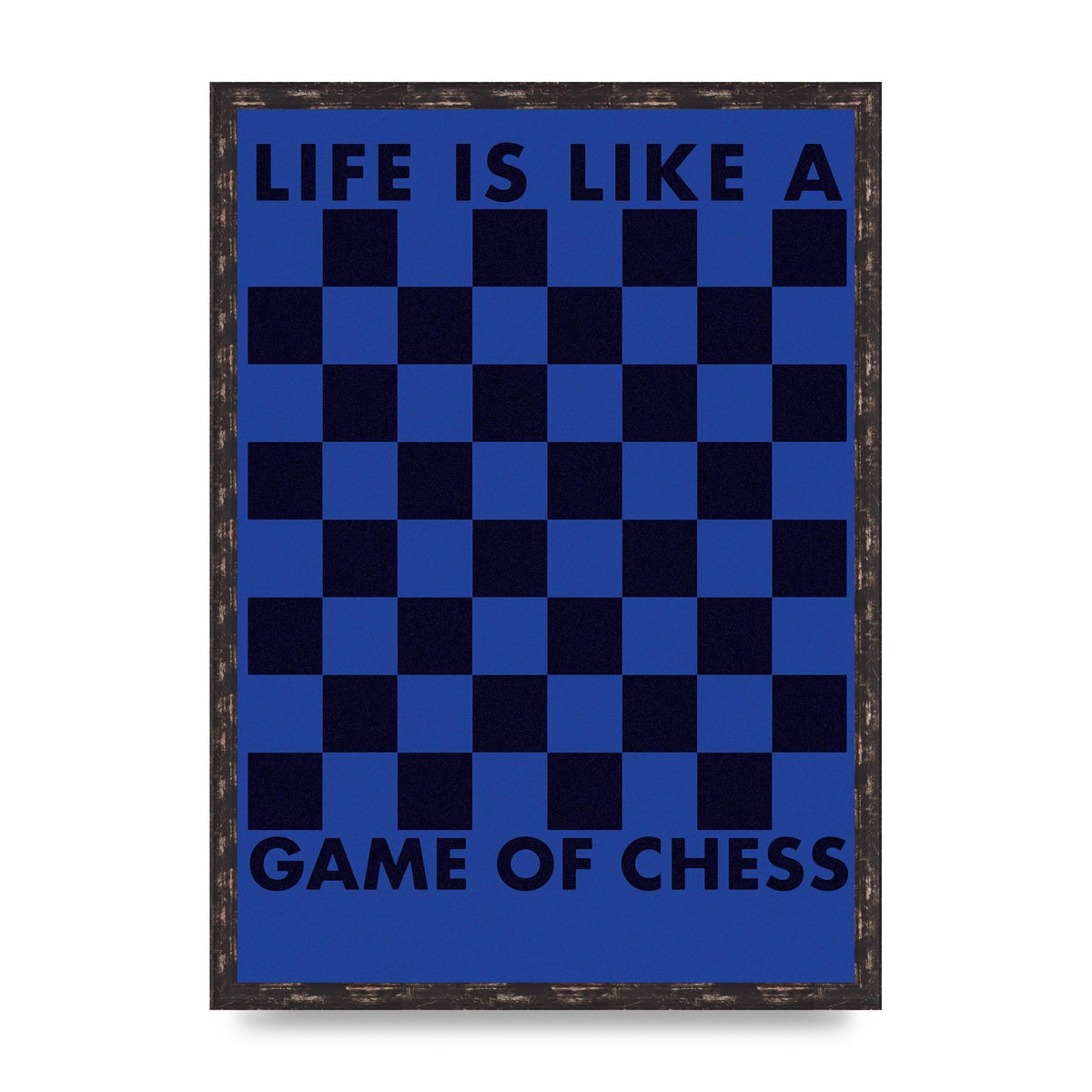 Game Of Chess" Wall Art - A2 framed