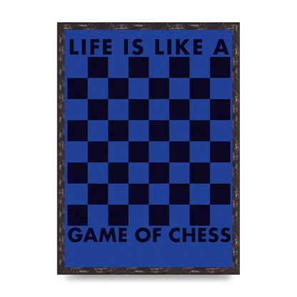Game Of Chess" Wall Art - A2 framed