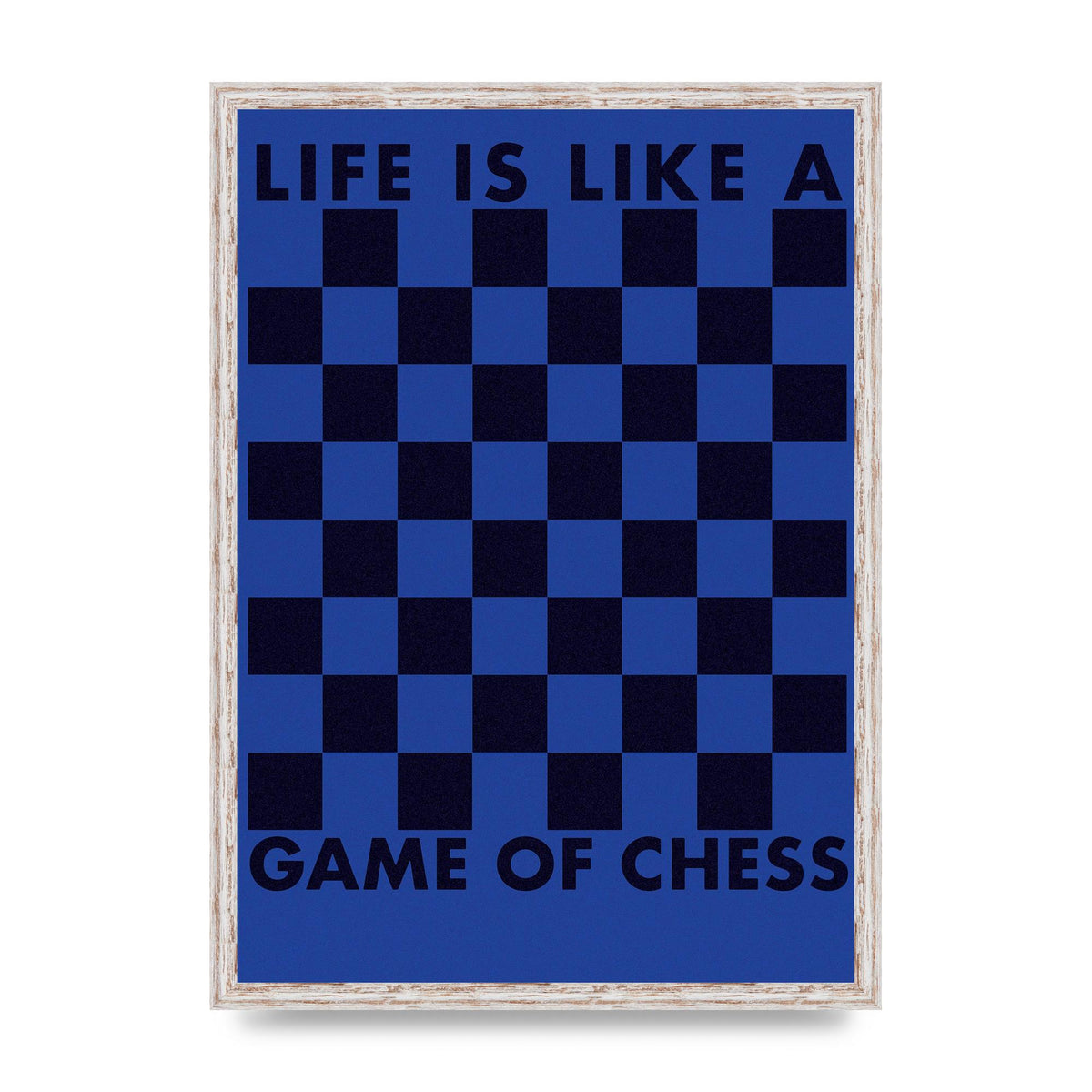 Game Of Chess" Wall Art - A2 framed