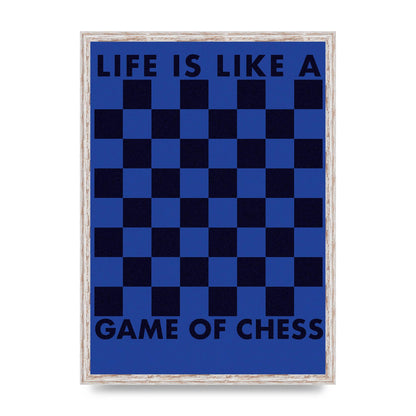 Game Of Chess" Wall Art - A2 framed
