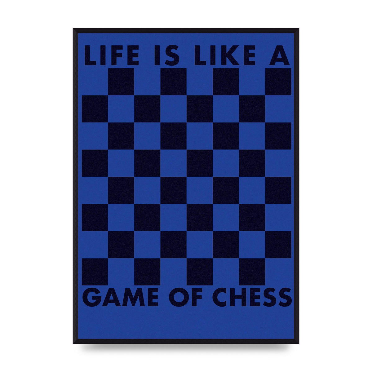 Game Of Chess" Wall Art - A2 framed