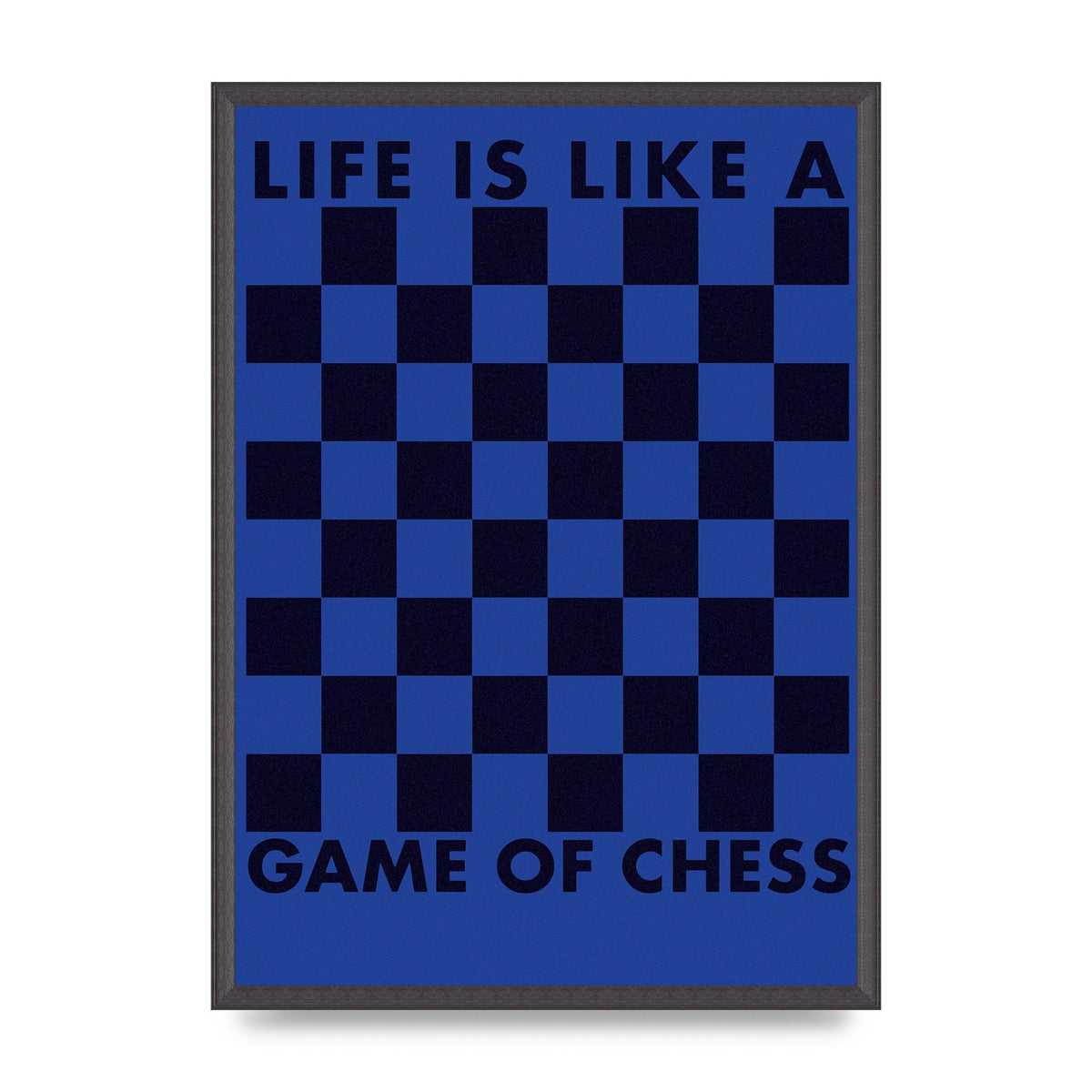 Game Of Chess" Wall Art - A2 framed