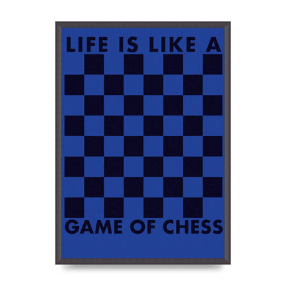 Game Of Chess" Wall Art - A2 framed