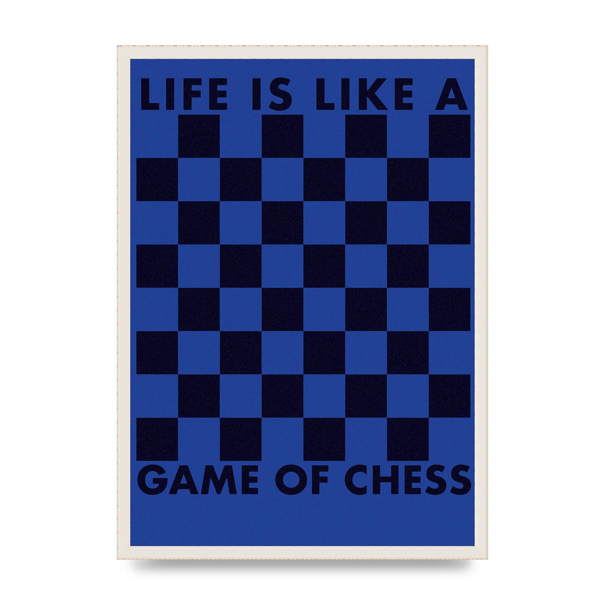 Game Of Chess" Wall Art - A2 framed