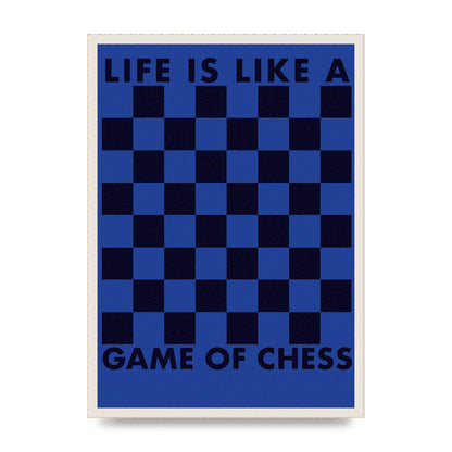 Game Of Chess" Wall Art - A2 framed
