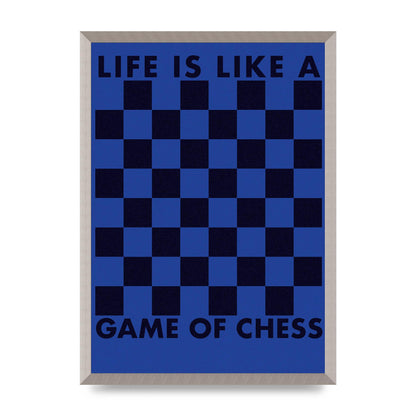 Game Of Chess" Wall Art - A2 framed