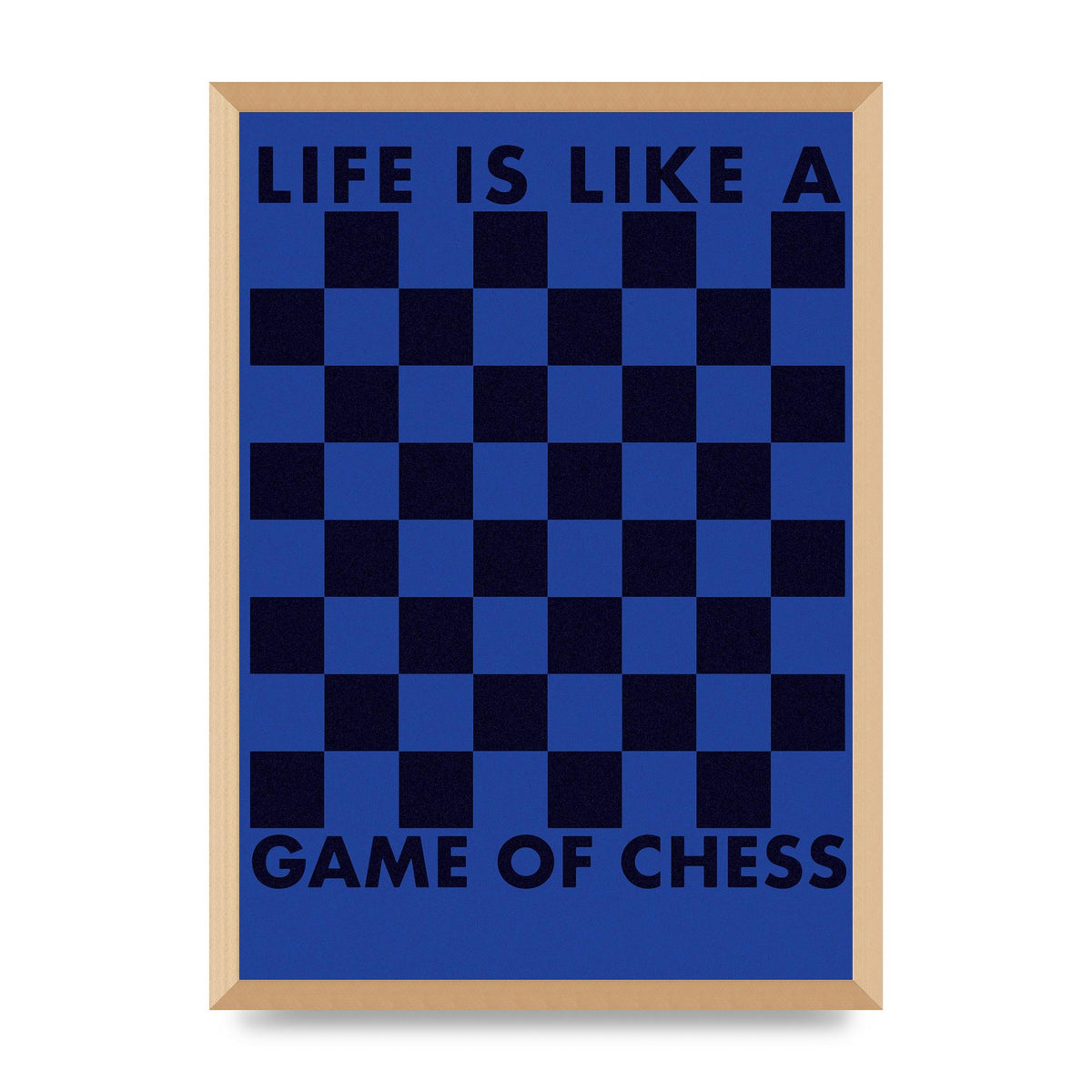 Game Of Chess" Wall Art - A2 framed