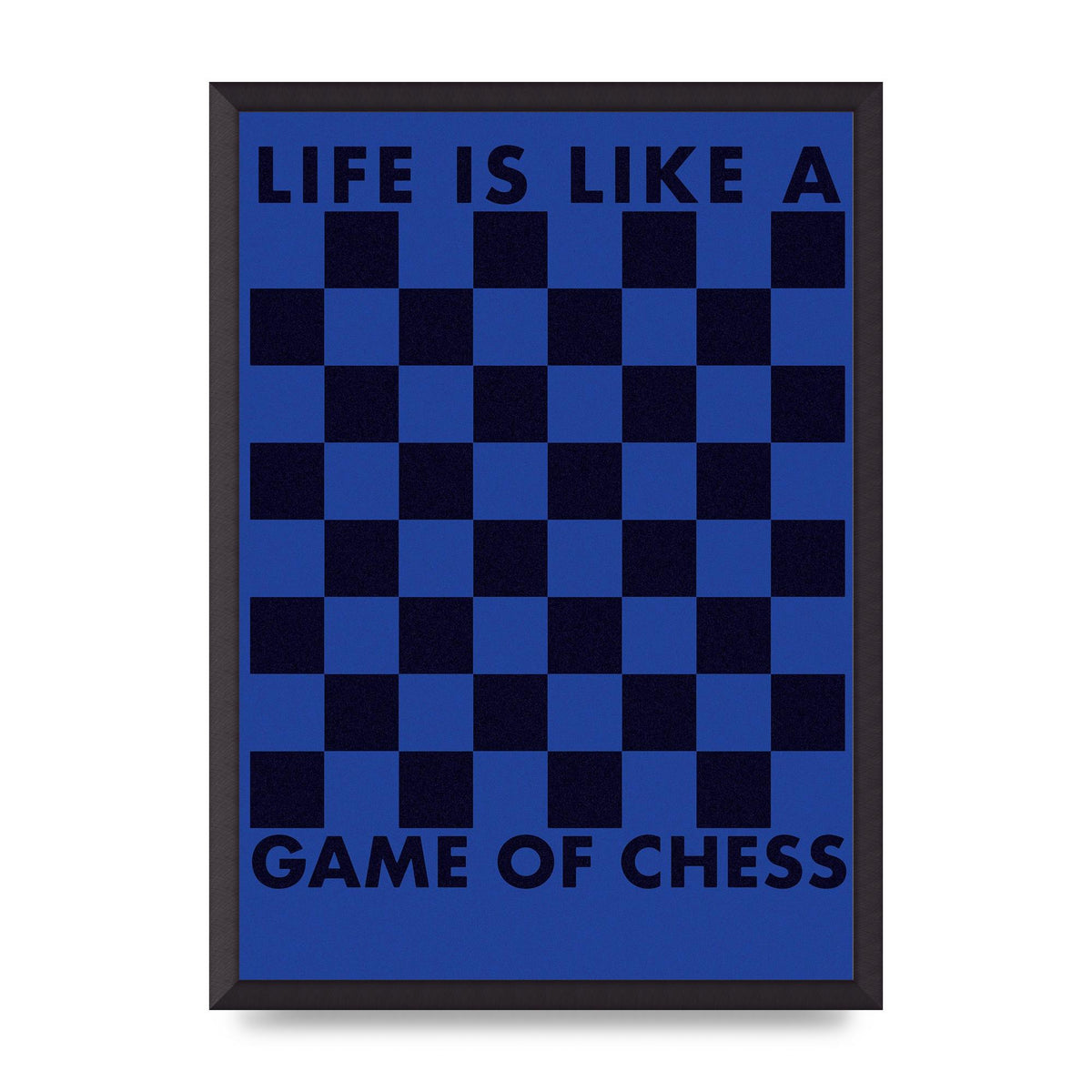 Game Of Chess" Wall Art - A2 framed